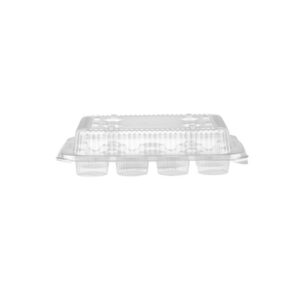 PET Muffin Tray Clear 12 Compartment